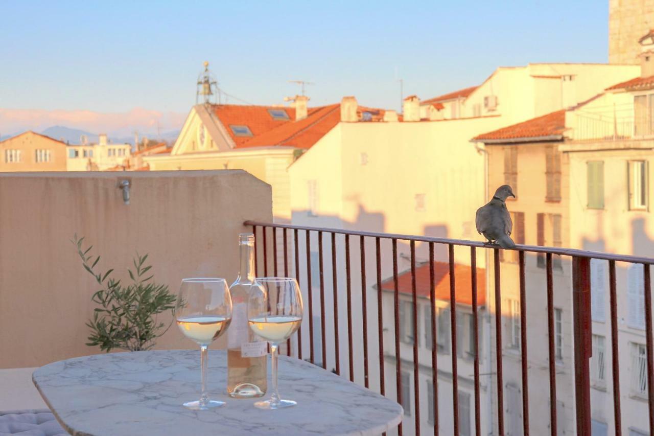 Clt - Unique Duplex & Terrace On The Provencal Market Antibes Esterno foto